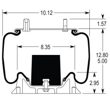 Air Spring Assembly - Hendrickson AR2